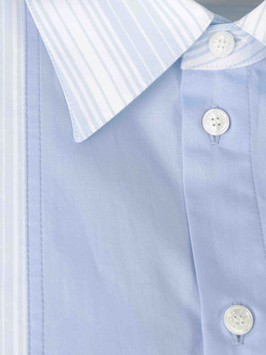 Marni Mujer Barcelona Camisa a Rayas color Azul Celeste sku 701-002478 01 - Foto 4