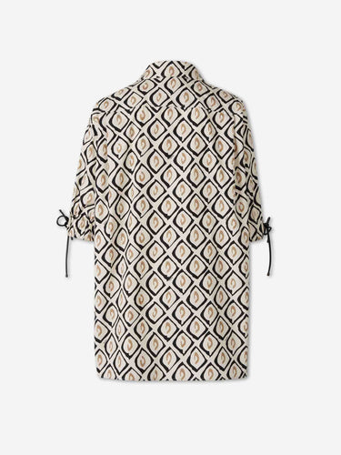 Max Mara Mujer Barcelona Blusa Ancha Estampada color Multicolor sku 701-002480 01 - Foto 2