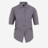Jil Sander Mujer Barcelona Camisa Manga Corta color Gris Oscuro sku 701-002484 01 - Foto 1