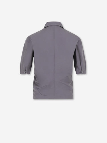 Jil Sander Mujer Barcelona Camisa Manga Corta color Gris Oscuro sku 701-002484 01 - Foto 2
