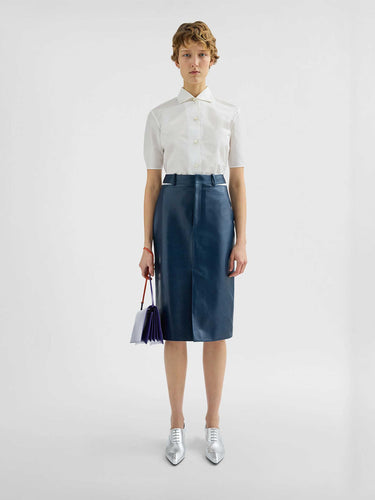 Jil Sander Mujer Barcelona Camisa Técnica color Blanco sku 701-002485 01 - Foto 2