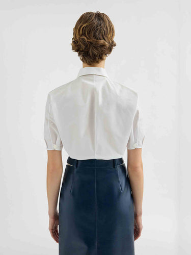 Jil Sander Mujer Barcelona Camisa Técnica color Blanco sku 701-002485 01 - Foto 5