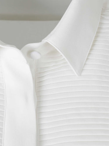 Tom Ford Mujer Barcelona Camisa Esmoquin Seda color Blanco sku 701-002486 01 - Foto 4