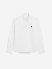 Ami Paris Mujer Barcelona Camisa Logo color Blanco sku 701-002489 01 - Foto 1