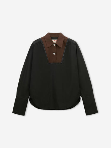 Marni Mujer Barcelona Camisa Manga Larga color Negro sku 701-002495 01 - Foto 1