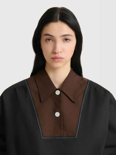 Marni Mujer Barcelona Camisa Manga Larga color Negro sku 701-002495 01 - Foto 4