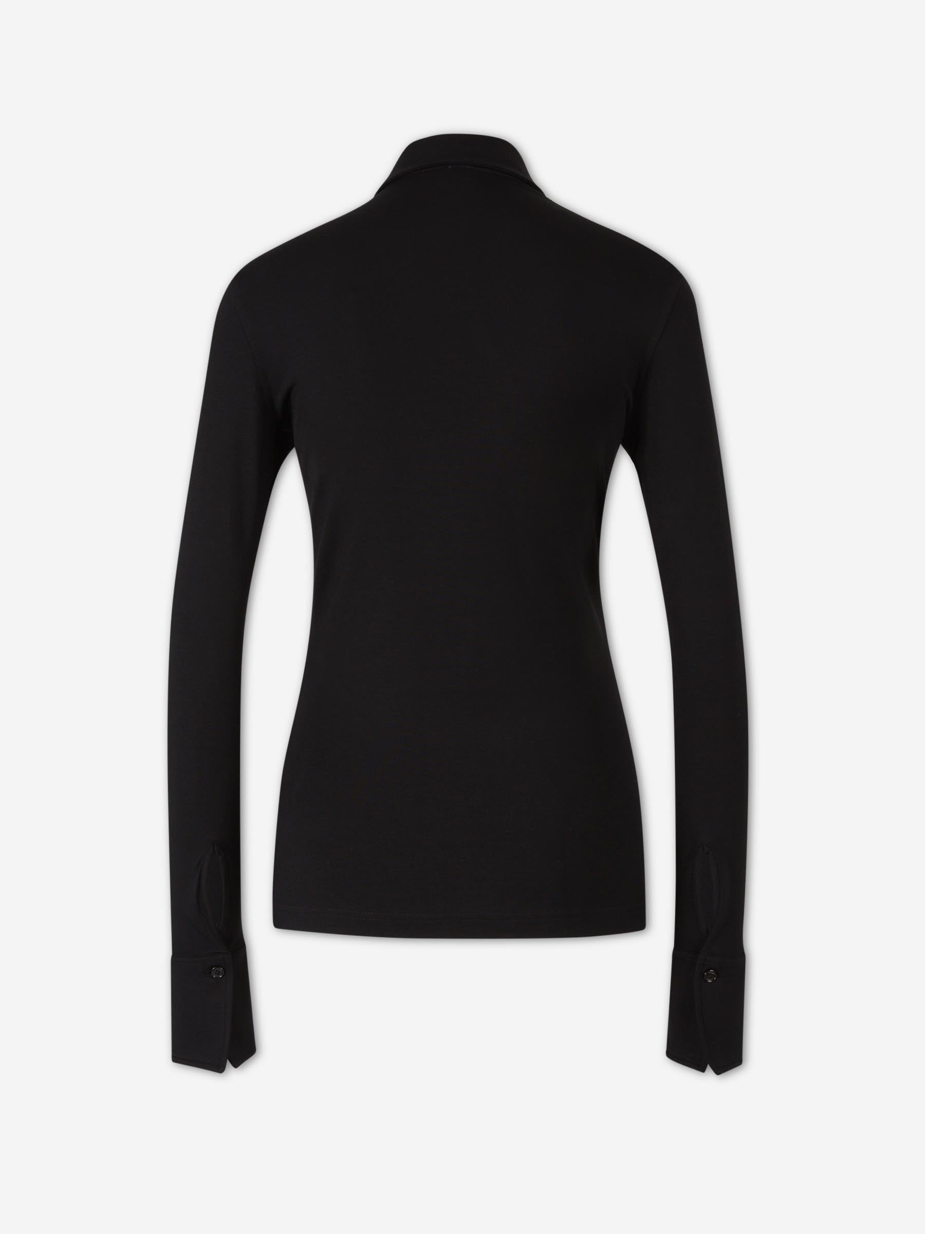 TOTEME Mujer Barcelona Camisa color Negro sku 701-002506 01 - Foto 2