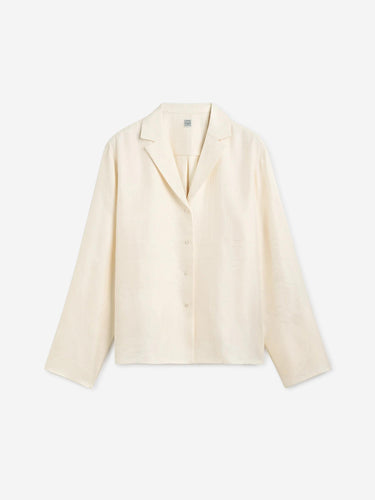 TOTEME Mujer Barcelona Camisa Monograma color Beige sku 701-002508 02 - Foto 1