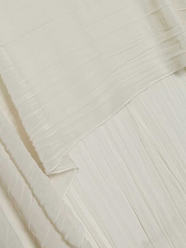 Simkhai Mujer Barcelona Capa Asimétrica Plisada color Blanco sku 701-002511 01 - Foto 5