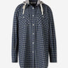 Miu Miu Mujer Barcelona Camisa Capucha Sudadera color Azul Marino sku 701-002512 01 - Foto 1