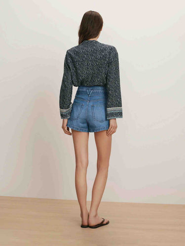 Veronica Beard Mujer Barcelona Blusa Cyra color Azul Marino sku 701-002514 01 - Foto 3