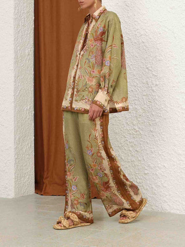 Zimmermann Mujer Barcelona Camisa Holgada Indra color Verde sku 701-002516 01 - Foto 2