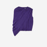 Balenciaga Mujer Barcelona Top Capa Seda color Púrpura sku 701-002522 01 - Foto 1