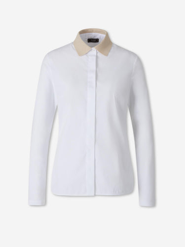 Peserico Mujer Barcelona Camisa Lisa color Blanco sku 701-002533 01 - Foto 1