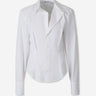 The Attico Mujer Barcelona Camisa Lisa algodón color Blanco sku 701-002535 01 - Foto 1