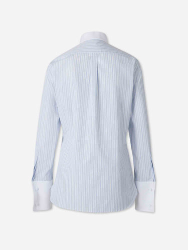 Tom Ford Mujer Barcelona Camisa Esmoquin Contraste color Azul Celeste sku 701-002537 01 - Foto 2
