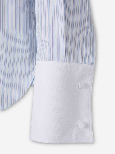 Tom Ford Mujer Barcelona Camisa Esmoquin Contraste color Azul Celeste sku 701-002537 01 - Foto 4