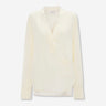 Victoria Beckham Mujer Barcelona Blusa Cuello Pico color Marfil sku 701-002540 01 - Foto 1