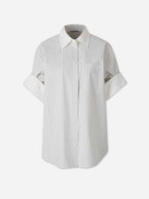 Acne Studios Mujer Barcelona Camisa Listada Rosa color Blanco sku 701-002546 01 - Foto 1