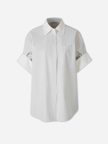 Acne Studios Mujer Barcelona Camisa Listada Rosa color Blanco sku 701-002546 01 - Foto 1