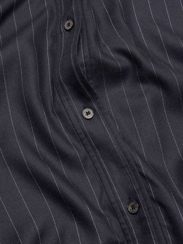 Acne Studios Mujer Barcelona Sobrecamisa Rayas Lana color Gris Antracita sku 701-002554 01 - Foto 5