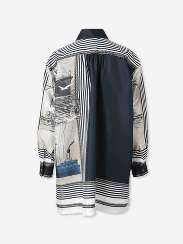 Max Mara Mujer Barcelona Camisa Estampada Seda color Multicolor sku 701-002558 01 - Foto 2