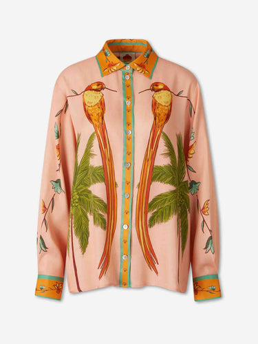 Farm Rio Mujer Barcelona Camisa Estampada Viscosa color Multicolor sku 701-002562 01 - Foto 1