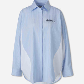 Off-White Mujer Barcelona Camisa Oversized Algodón color Azul Celeste sku 701-002565 01 - Foto 1