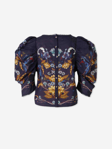 Farm Rio Mujer Barcelona Blusa Golden Nature color Azul Marino sku 701-002571 01 - Foto 2