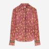 Dries Van Noten Mujer Barcelona Camisa Estampada Jacquard color Terracota sku 701-002574 01 - Foto 1