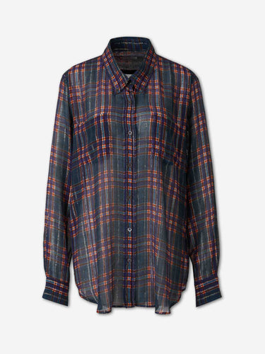 Dries Van Noten Mujer Barcelona Camisa Semitransparente Lurez color Multicolor sku 701-002575 01 - Foto 1