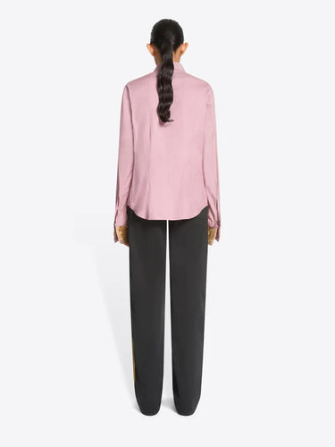 Dries Van Noten Mujer Barcelona Camisa Puños Bordados color Rosa Palo sku 701-002576 01 - Foto 3