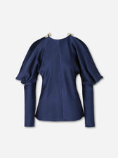 Silvia Tcherassi Mujer Barcelona Blusa Kina color Azul Marino sku 701-002579 01 - Foto 1
