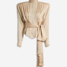 Balmain Mujer Barcelona Blusa Plisada Lazada color Beige sku 701-002586 01 - Foto 1