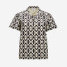 Moncler Mujer Barcelona Camisa Estampado Algodón color Blanco y Negro sku 702-000477 01 - Foto 1