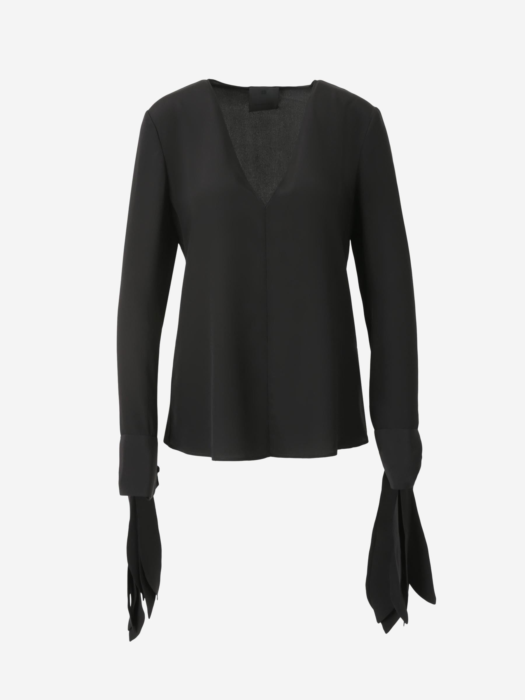 Givenchy Mujer Barcelona Blusa Seda Nudos color Negro sku 702-000490 01 - Foto 1