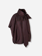 Dries Van Noten Mujer Barcelona Blusa Cocoon Cupro color Burdeos sku 702-000497 01 - Foto 1