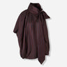 Dries Van Noten Mujer Barcelona Blusa Cocoon Cupro color Burdeos sku 702-000497 01 - Foto 1