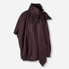 Dries Van Noten Mujer Barcelona Blusa Cocoon Cupro color Burdeos sku 702-000497 01 - Foto 1
