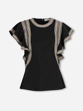 Ulla Johnson Mujer Barcelona Top Anora color Negro sku 702-000501 01 - Foto 1