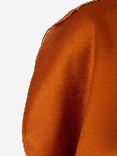 Victoria Beckham Mujer Barcelona Blusa Satén Drapeada color Naranja Oscuro sku 702-000504 01 - Foto 4