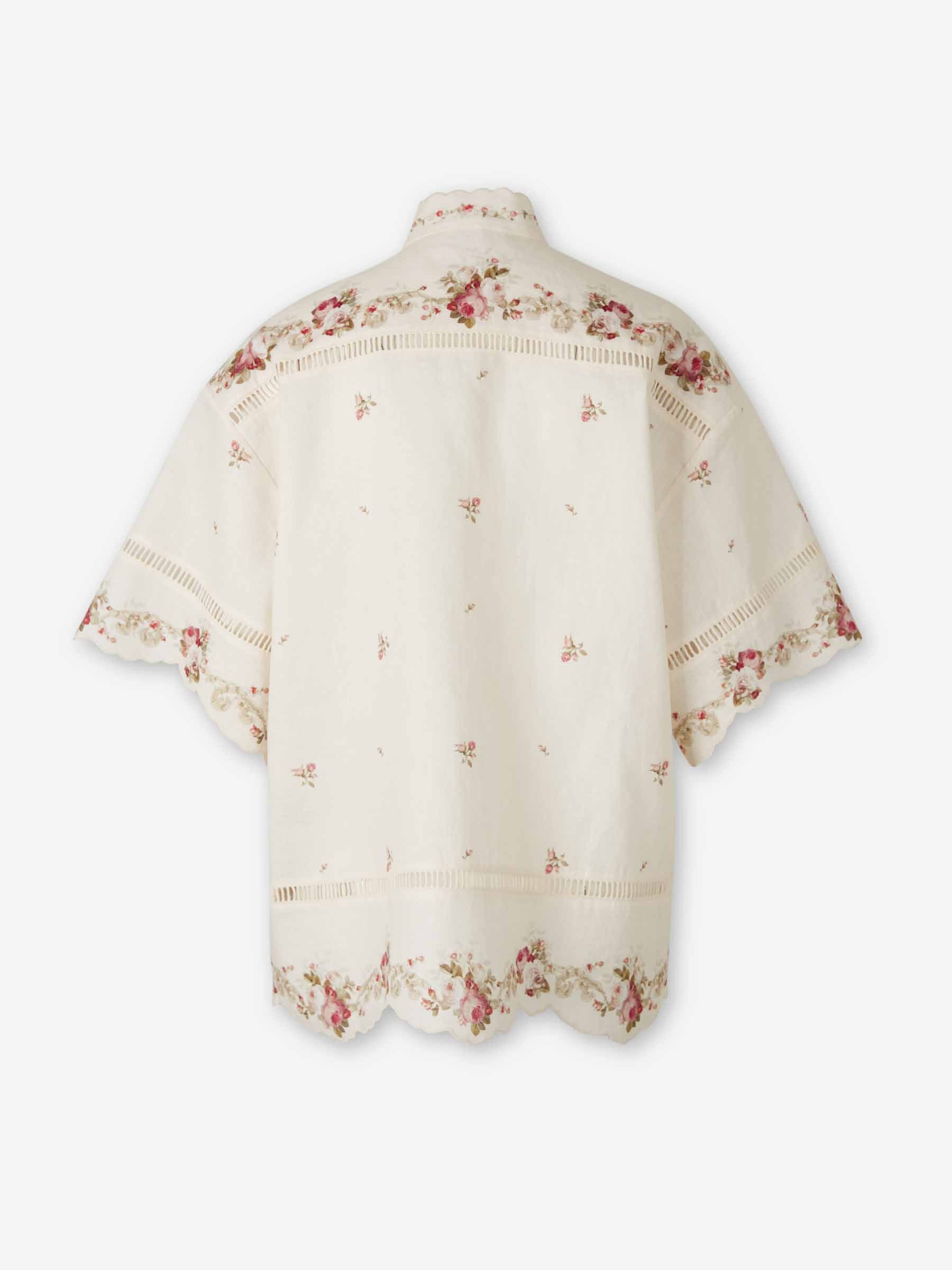 Zimmermann Mujer Barcelona Blusa Patience Lino color Multicolor sku 702-000505 01 - Foto 2