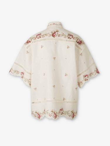 Zimmermann Mujer Barcelona Blusa Patience Lino color Multicolor sku 702-000505 01 - Foto 2