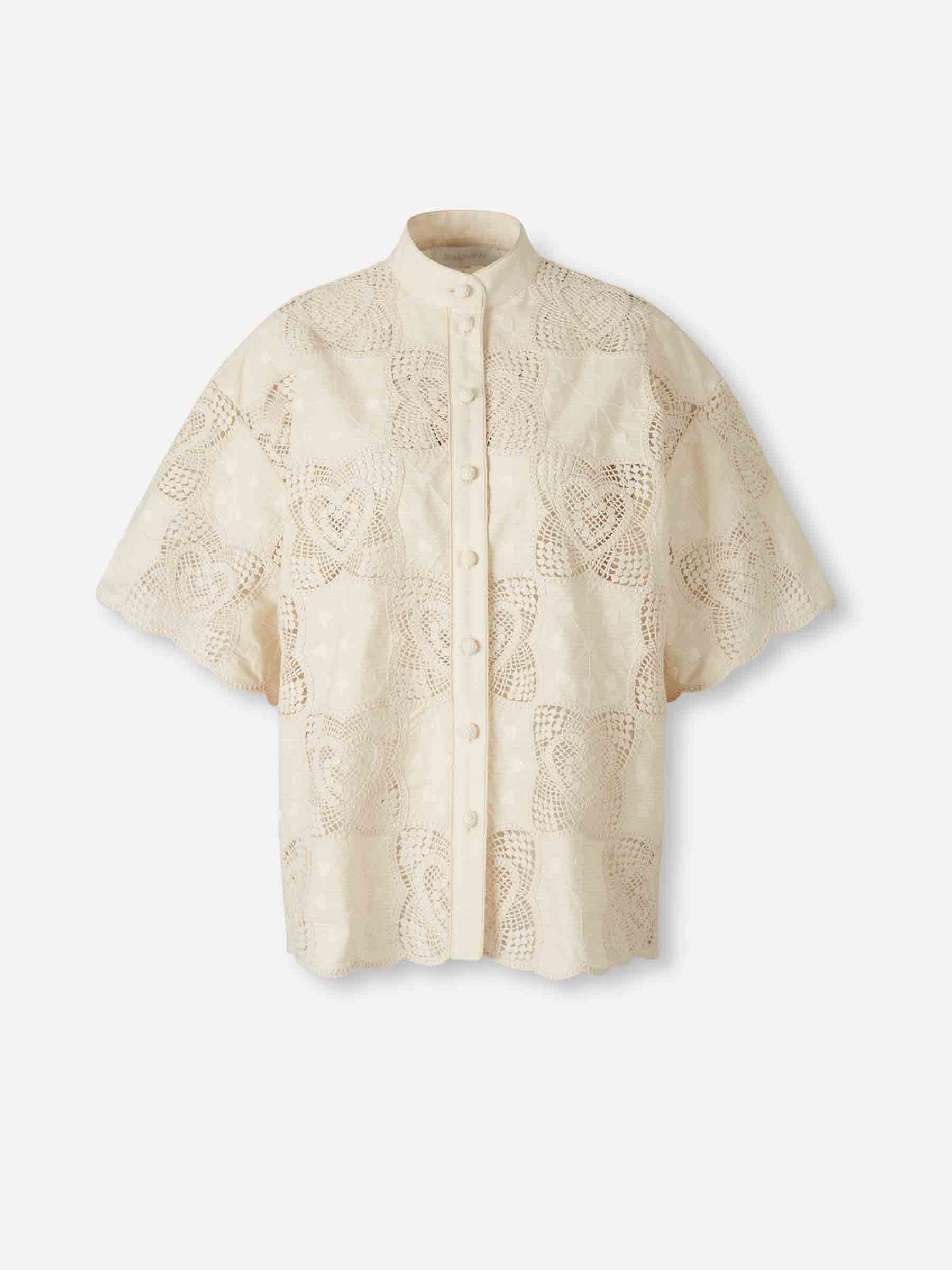 Zimmermann Mujer Barcelona Blusa Wanderlust color Crema sku 702-000507 01 - Foto 1