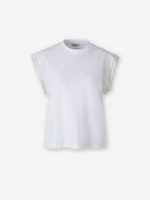 Peserico Mujer Barcelona Camiseta Lisa Algodón color Blanco sku 702-000508 01 - Foto 1