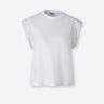 Peserico Mujer Barcelona Camiseta Lisa Algodón color Blanco sku 702-000508 01 - Foto 1