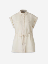 Peserico Mujer Barcelona Blusa Lino color Beige sku 702-000511 01 - Foto 1