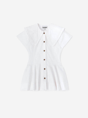 Ganni Mujer Barcelona Blusa Volantes color Blanco sku 702-000513 01 - Foto 1