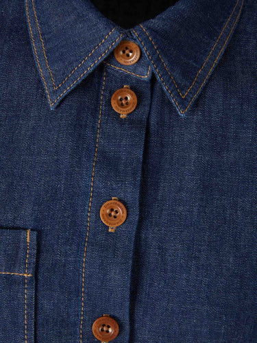 Zimmermann Mujer Barcelona Camisa Denim Rhiannon color Azul Denim sku 702-000515 01 - Foto 3