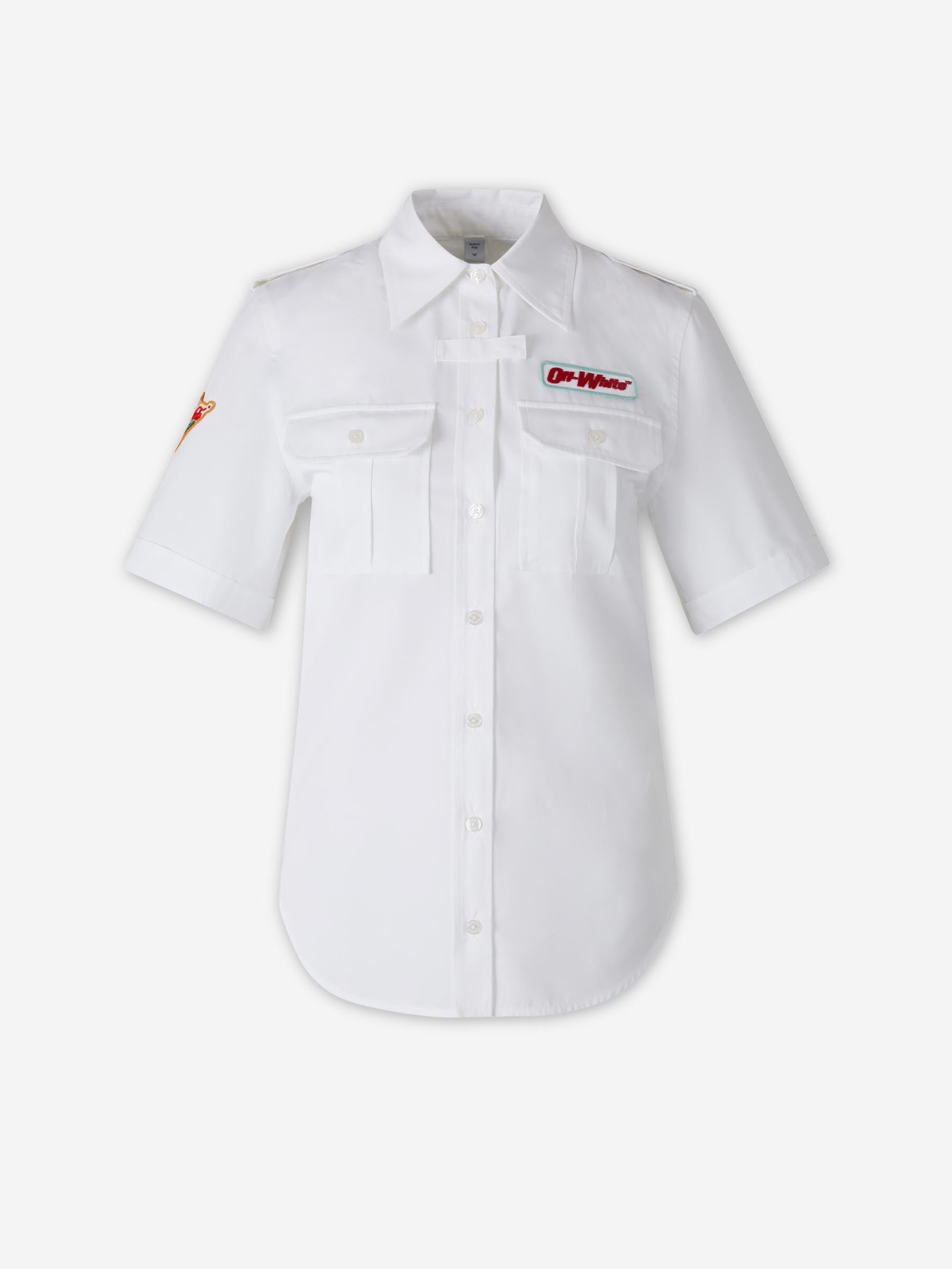 Off-White Mujer Barcelona Camisa Lisa Casual color Blanco sku 702-000516 01 - Foto 1